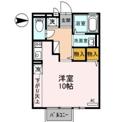 播磨高岡駅 徒歩10分 2階の物件間取画像